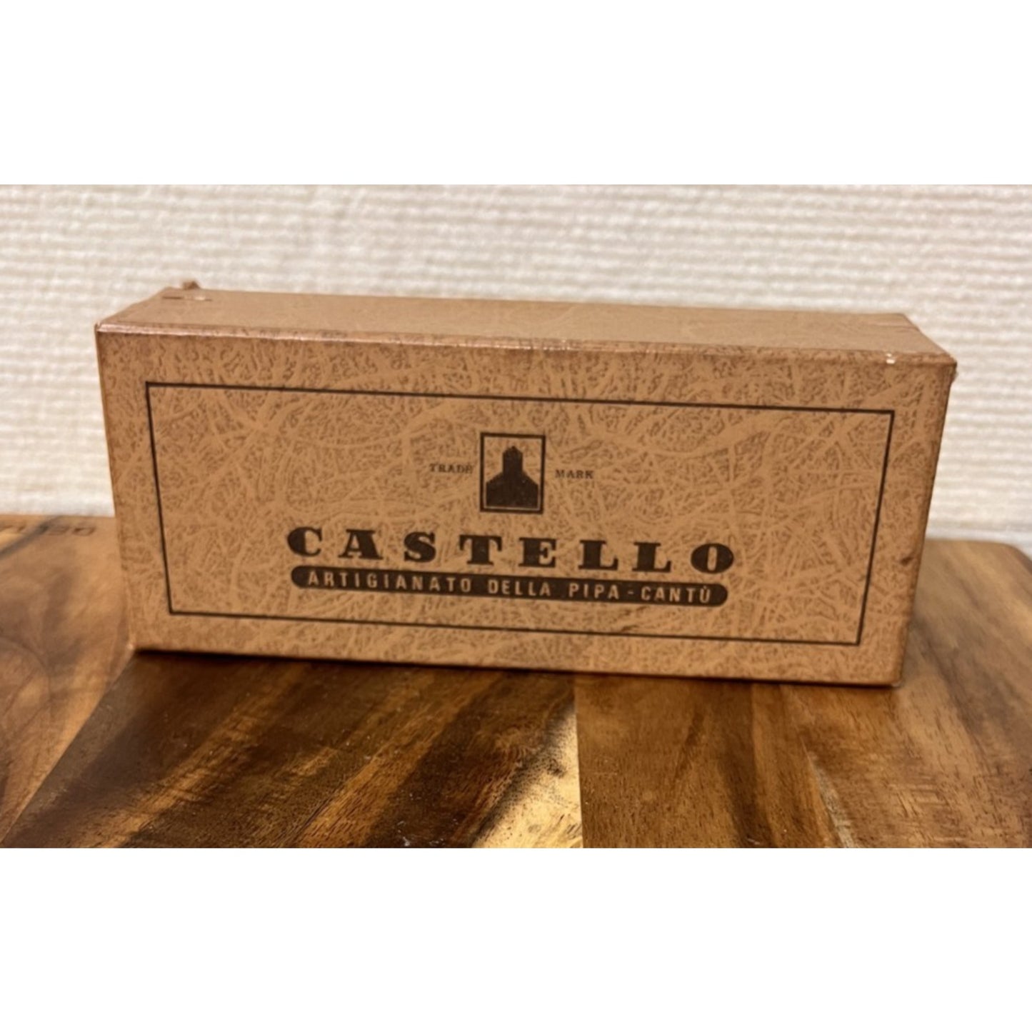 Vintage Castello Author Shape 11 Italian Pipe w/ Box Paperwork KKK Briar Rating