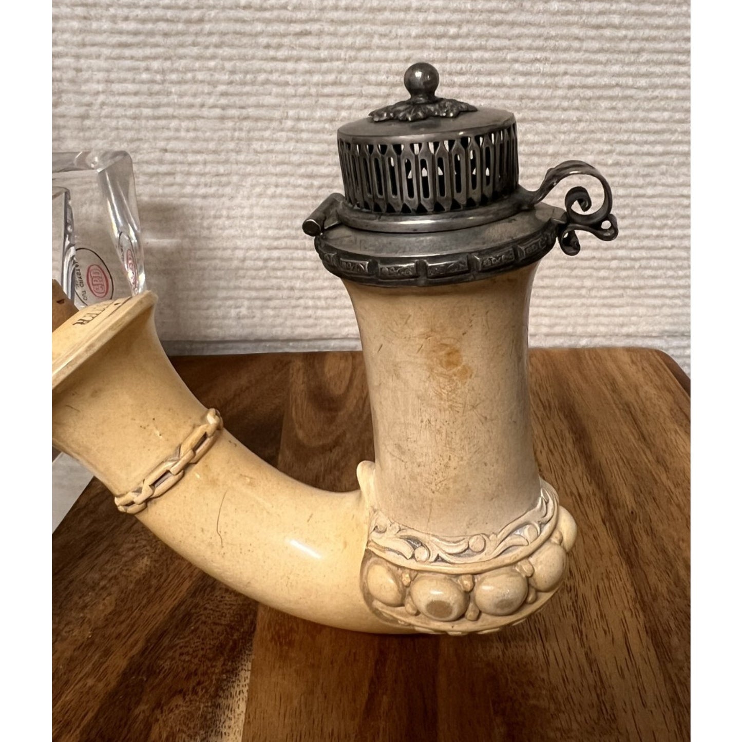 Antique Werner Gesteckpfeife (Hunting) Drop-Stem Smoking Pipe