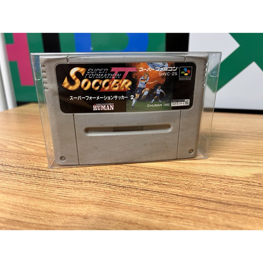 Vintage 1993 Super Famicom Super Formation Soccer II Game Cartridge