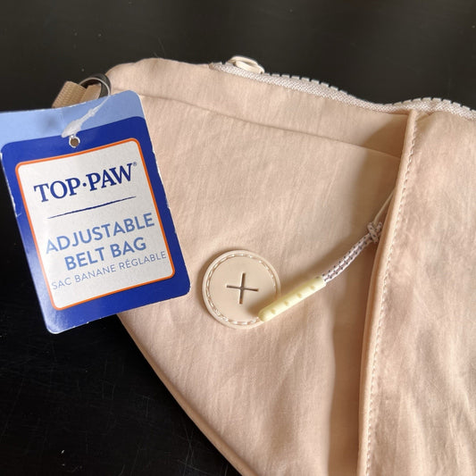 NWT Top Paw Fanny Pack Waste Bag Dispenser & Treat Trainer Belt Bag Green
