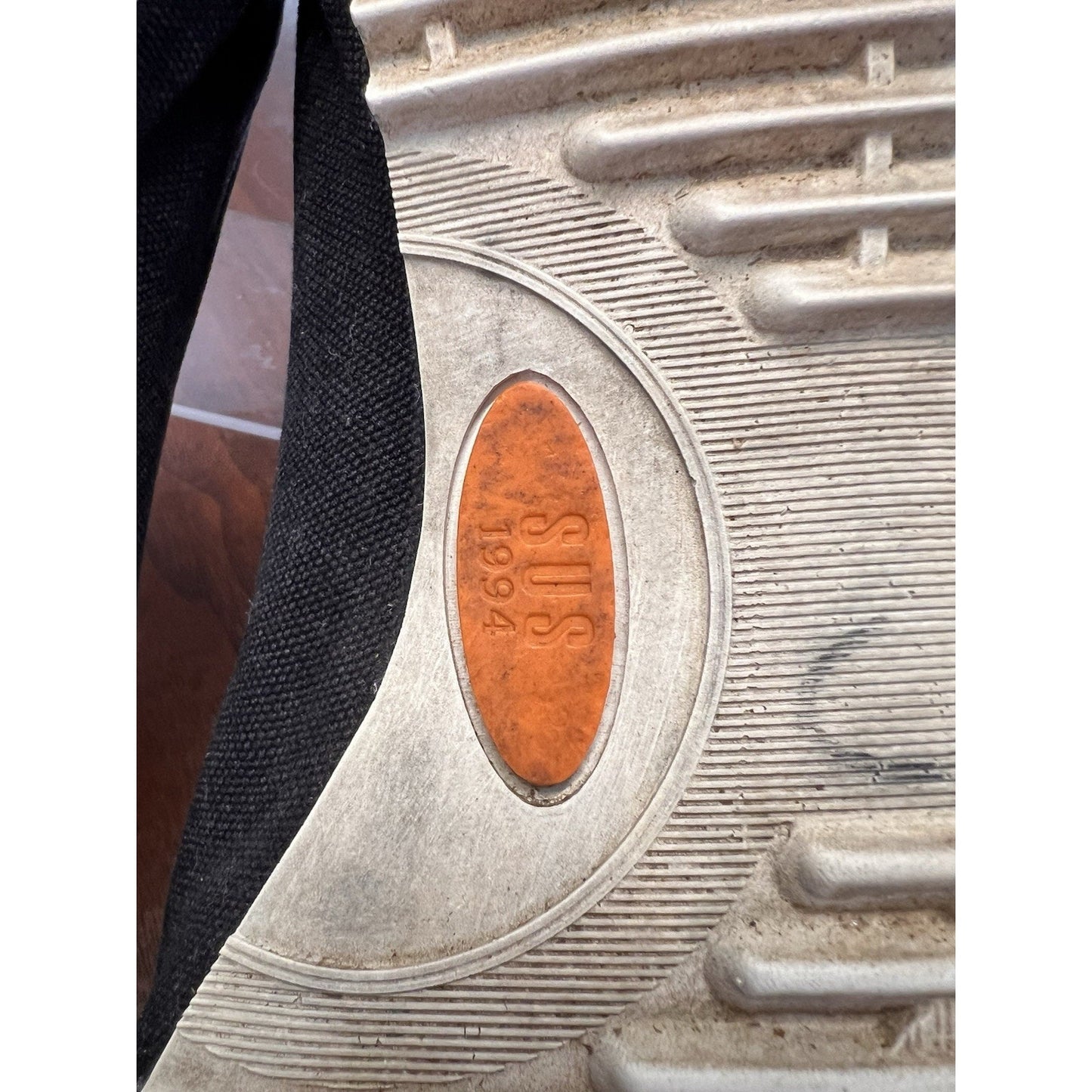 Italian Made SUS Sneakers Designed by Niteman Cordle Black Orange Size 6 Men’s