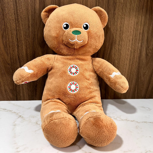 2022 Build A Bear Workshop Gingerbear Christmas Holiday Exclusive Stuffed BAB