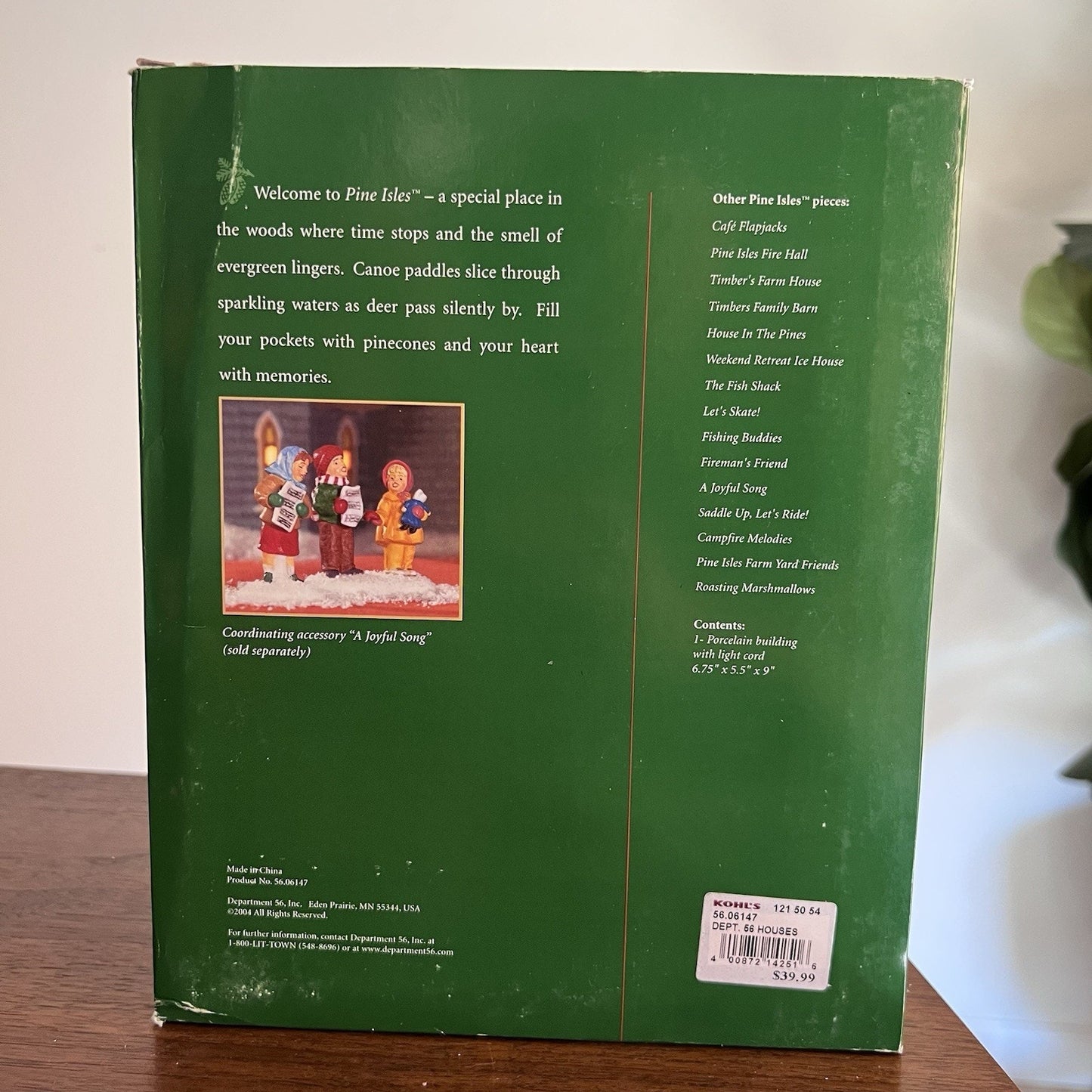 Dept 56 Pine Isles Candlelight Church Christmas 06147 Simple Traditions Box