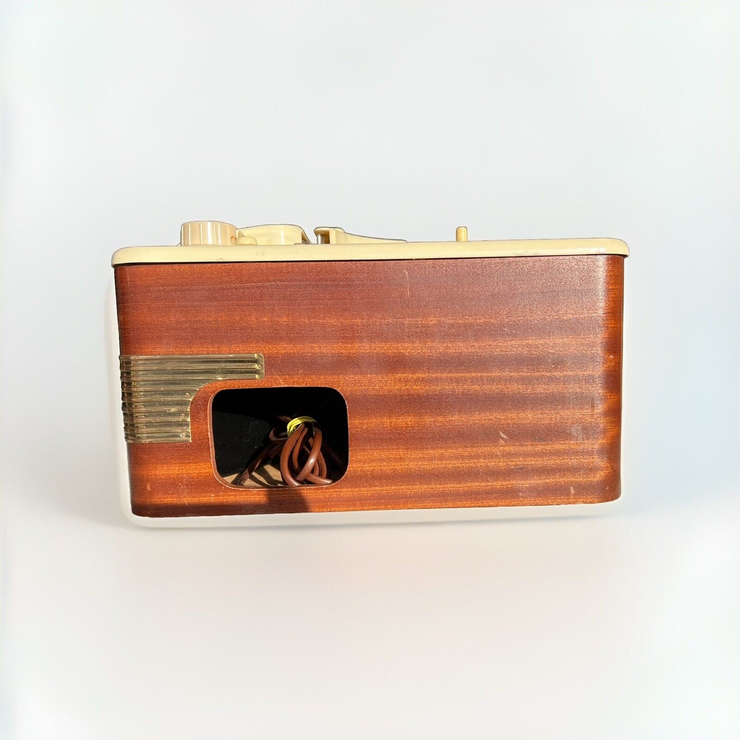 1955 WORKING Proton Magnetofon Modell 91 Norwegian Reel-to-Reel w/ Case & More