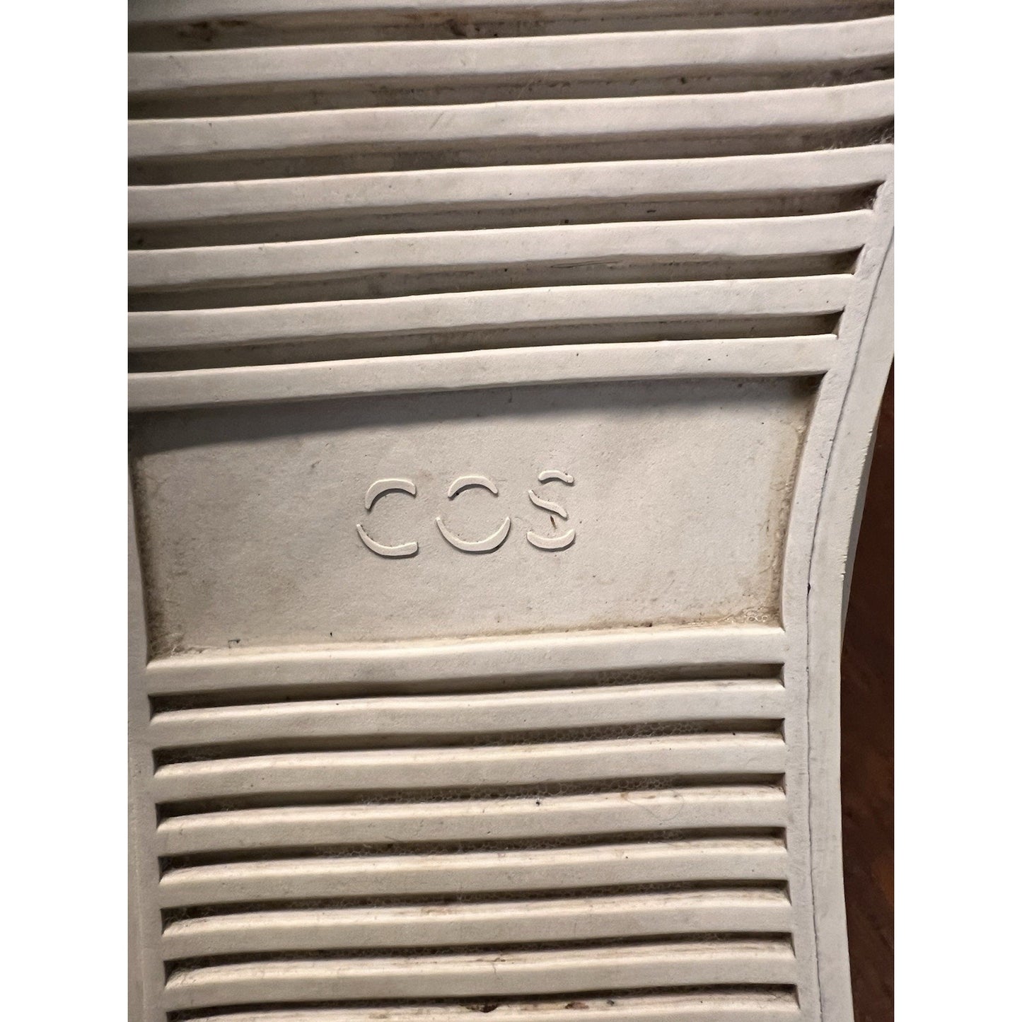 COS Lace-Up Canvas Plimsolls Sneakers Crème Color Women’s Size 8