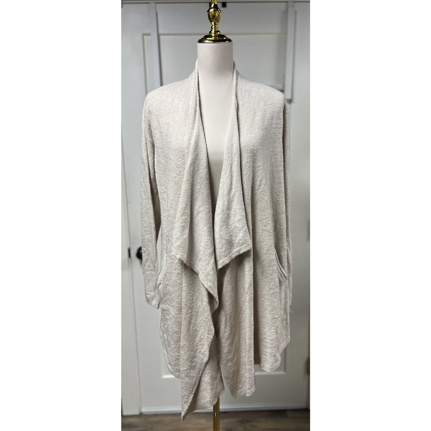 Barefoot Dreams CozyChic Lite Island Wrap Cardigan Crème Size L / XL