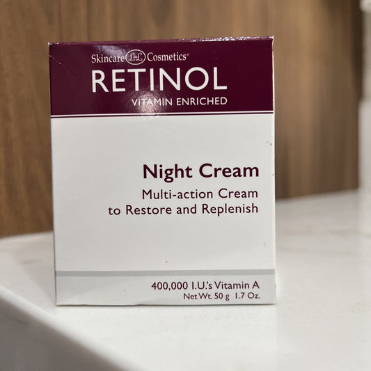 NEW Skincare Cosmetics RETINOL Vitamin A Night Cream Anti-Aging Resurface Aminos
