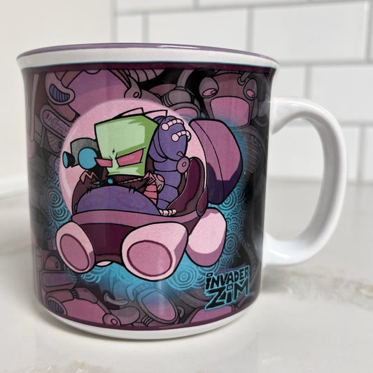 Invader Zim Coffee Mug “You’re All Doomed” Cartoon Collectible