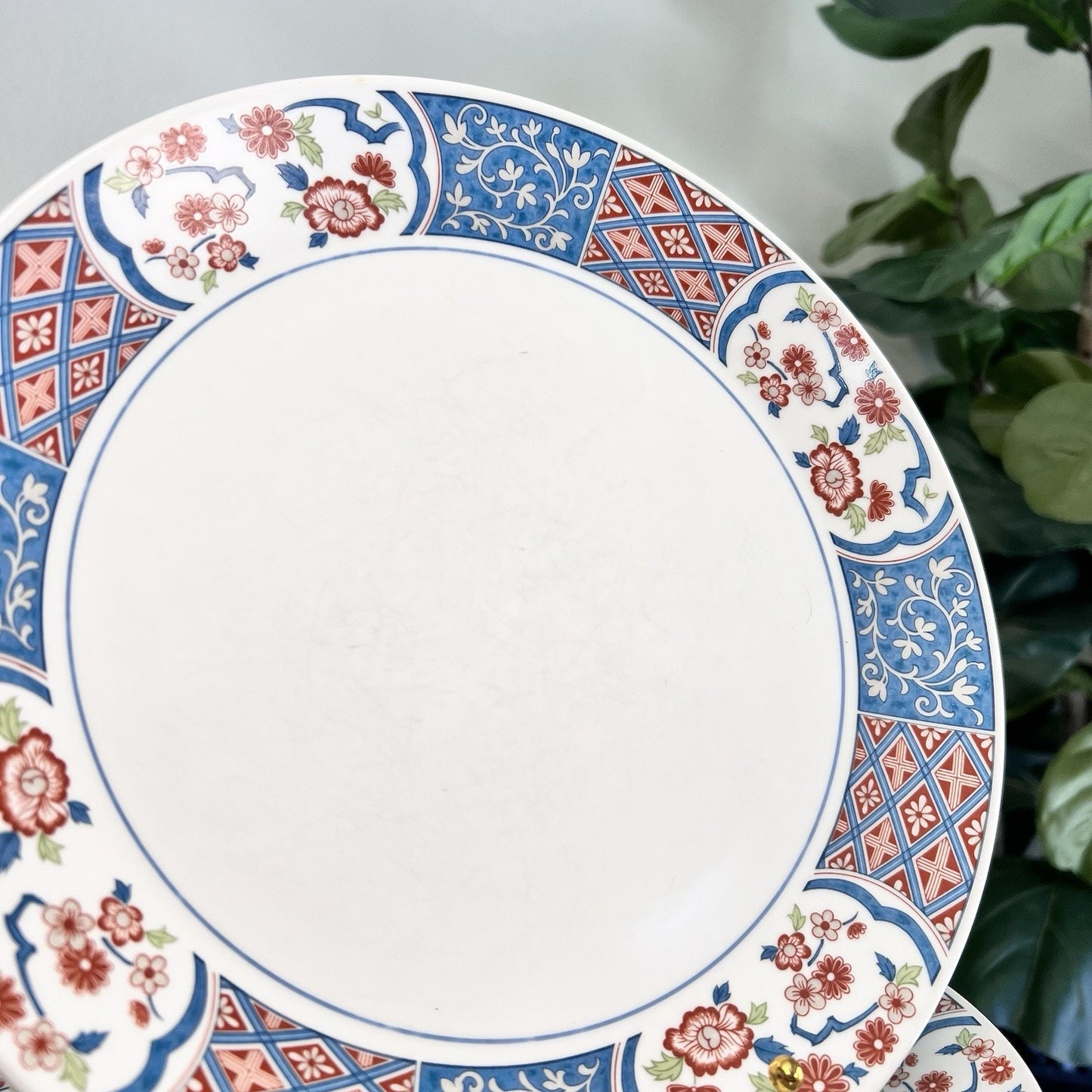 4 x Imari Noritake MING GARDEN Dinner Plates 10.5” Chinoiserie Japanese 9066