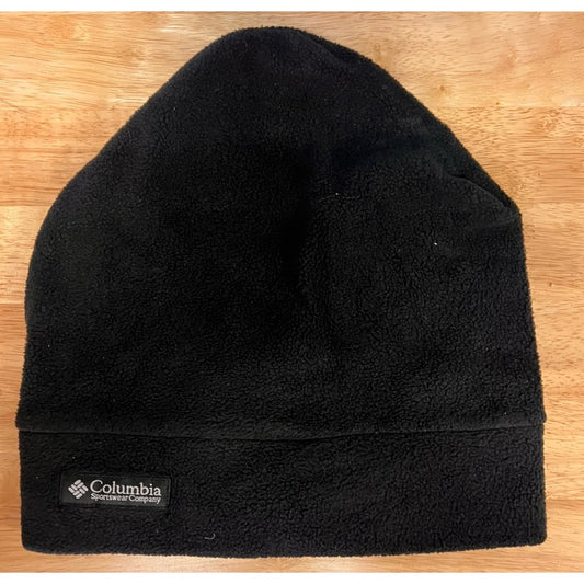 Black Columbia Knit Rollover Beanie