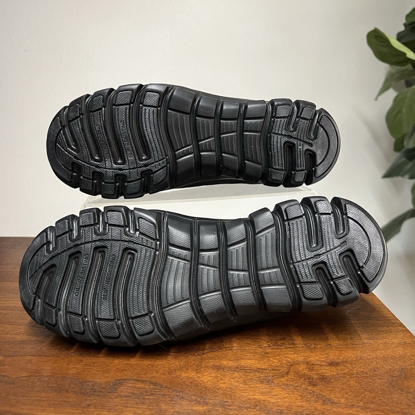 NIB Reebok SUBLITE CUSHION WORK Comp Toe Black Shoe Sneaker Women 8M Unisex