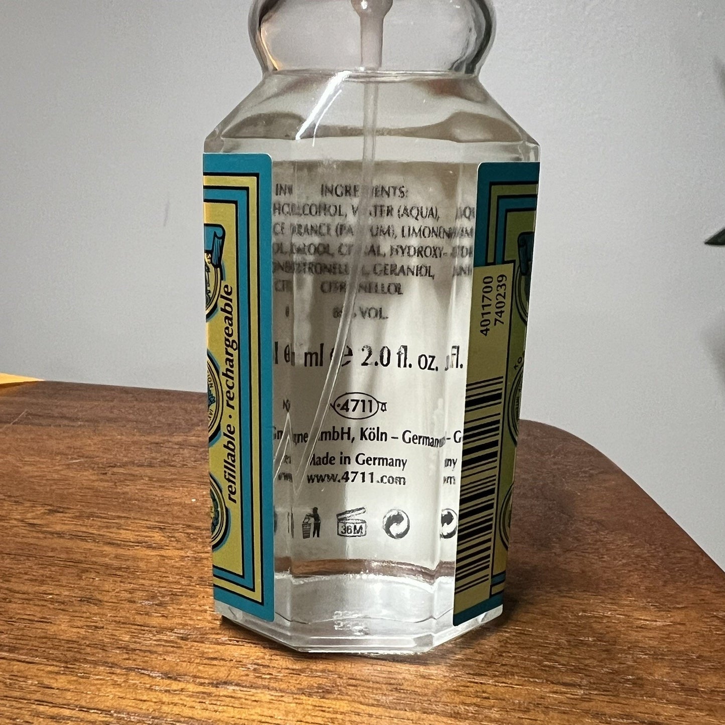 NEW 4711 Original Eau De Cologne Spray Echt Kolnisch Wasser Perfume Spray 2 Oz