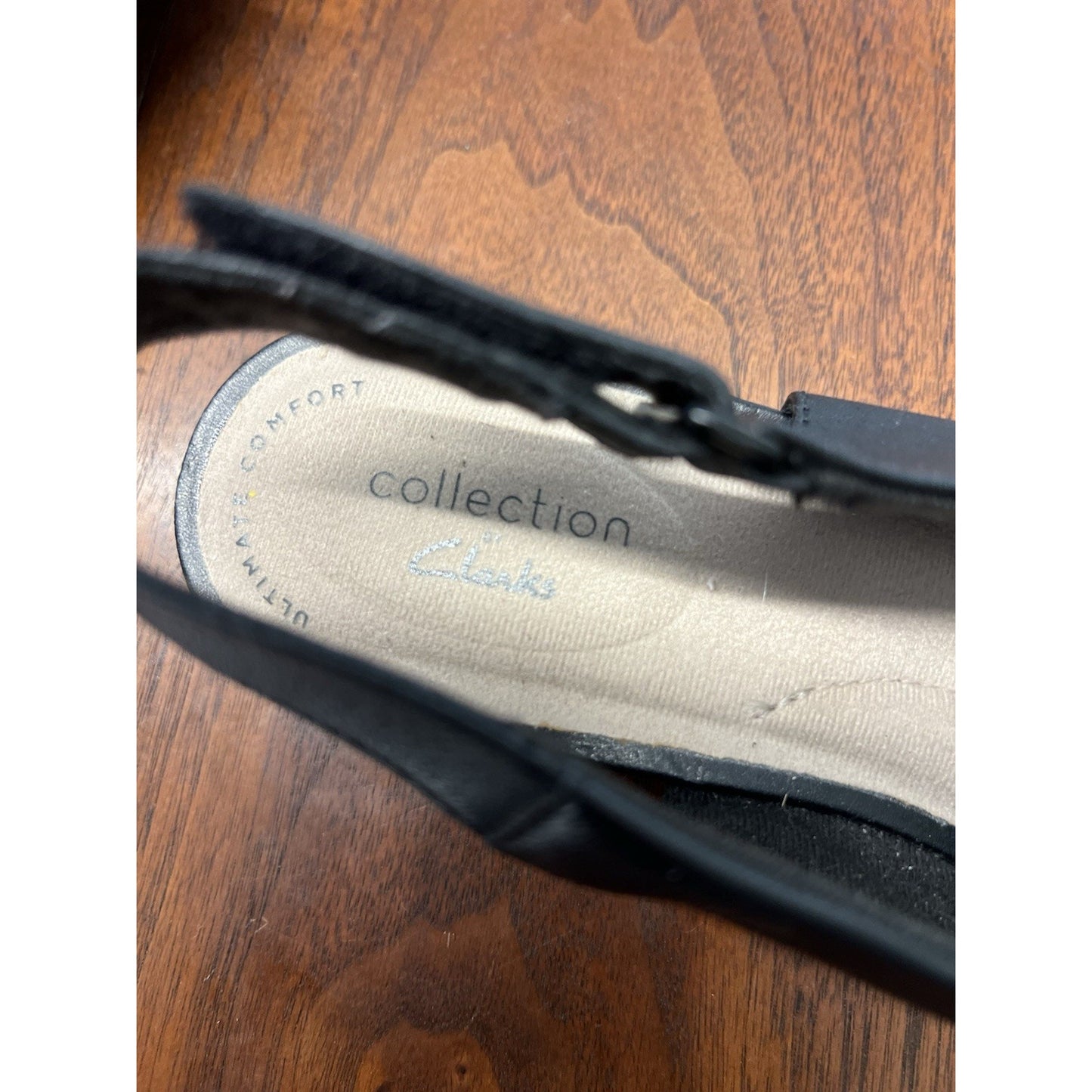 NWT Clark’s Women’s Black Juliet Pull Slingback Loafers Size 5M