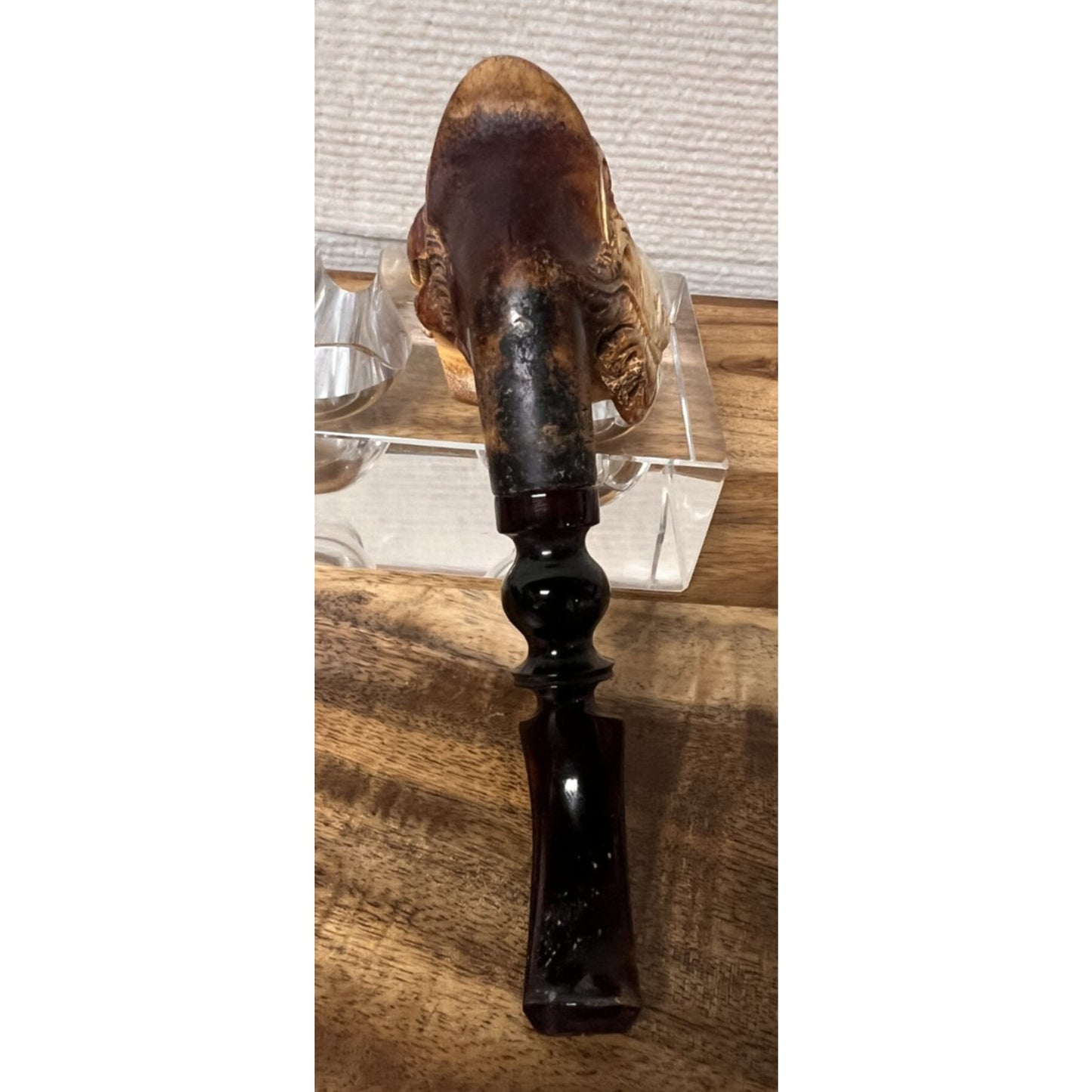 Vtg Meerschuam Hand Carved Conquistador Pipe by Turkish Master Erdoğan Ege