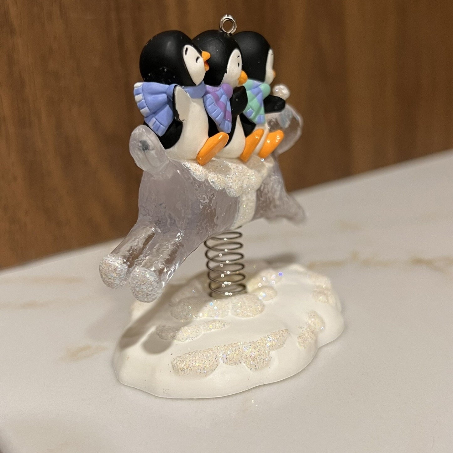 2013 Hallmark Keepsake Penguin Pals “Playful Penguins” Christmas Ornament w/ Box