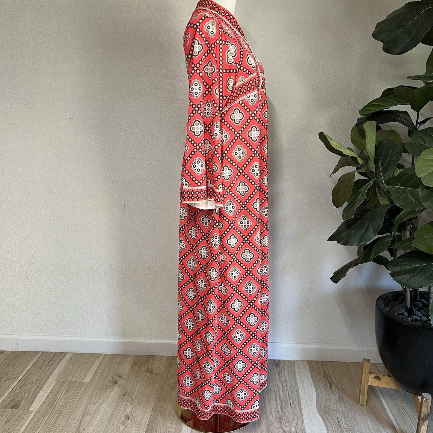 RARE Emilio Pucci Formfit Rogers EPFR Kimono Robe Hostess Gown Mod Psychedelic