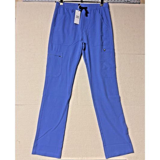 NWT FIGS Mens Cairo Cargo Medical Scrub Pants Blue Size S/T Technical Collection