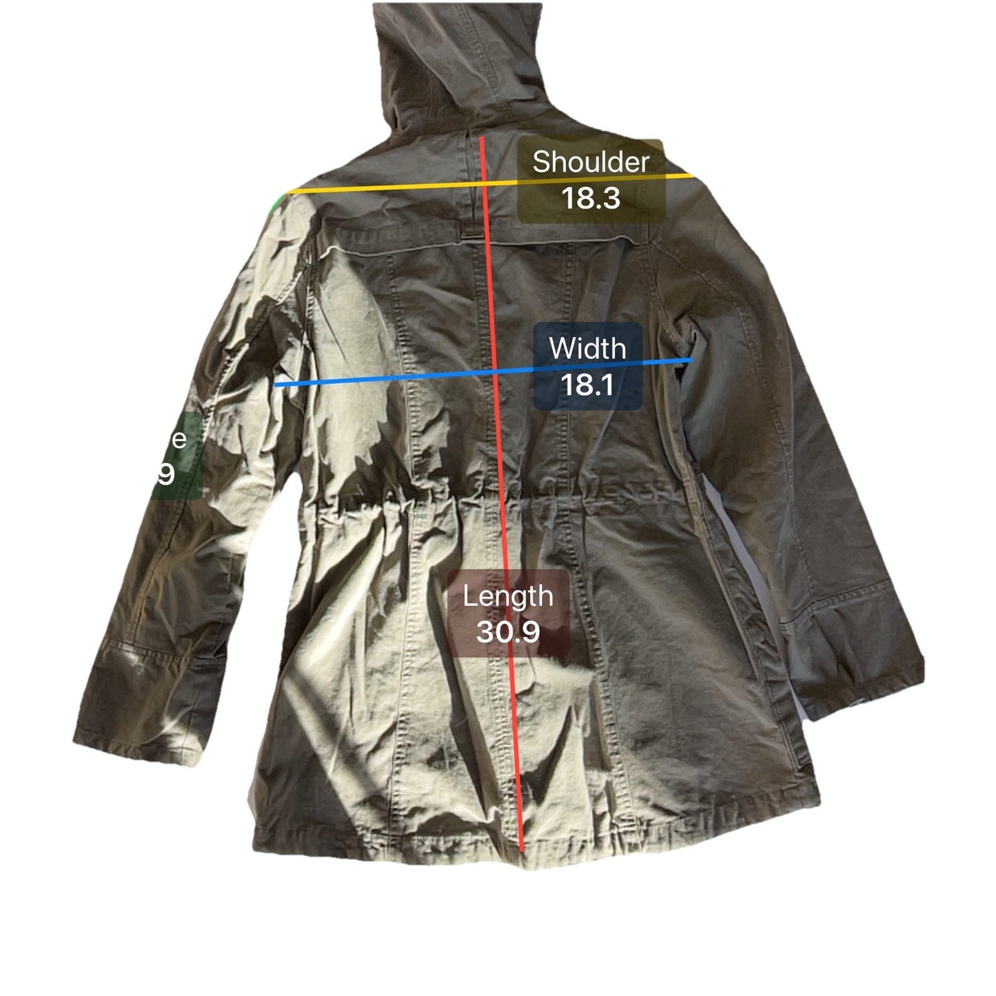 prAna Women’s Mandel Utility Jacket Olive Green Size Medium