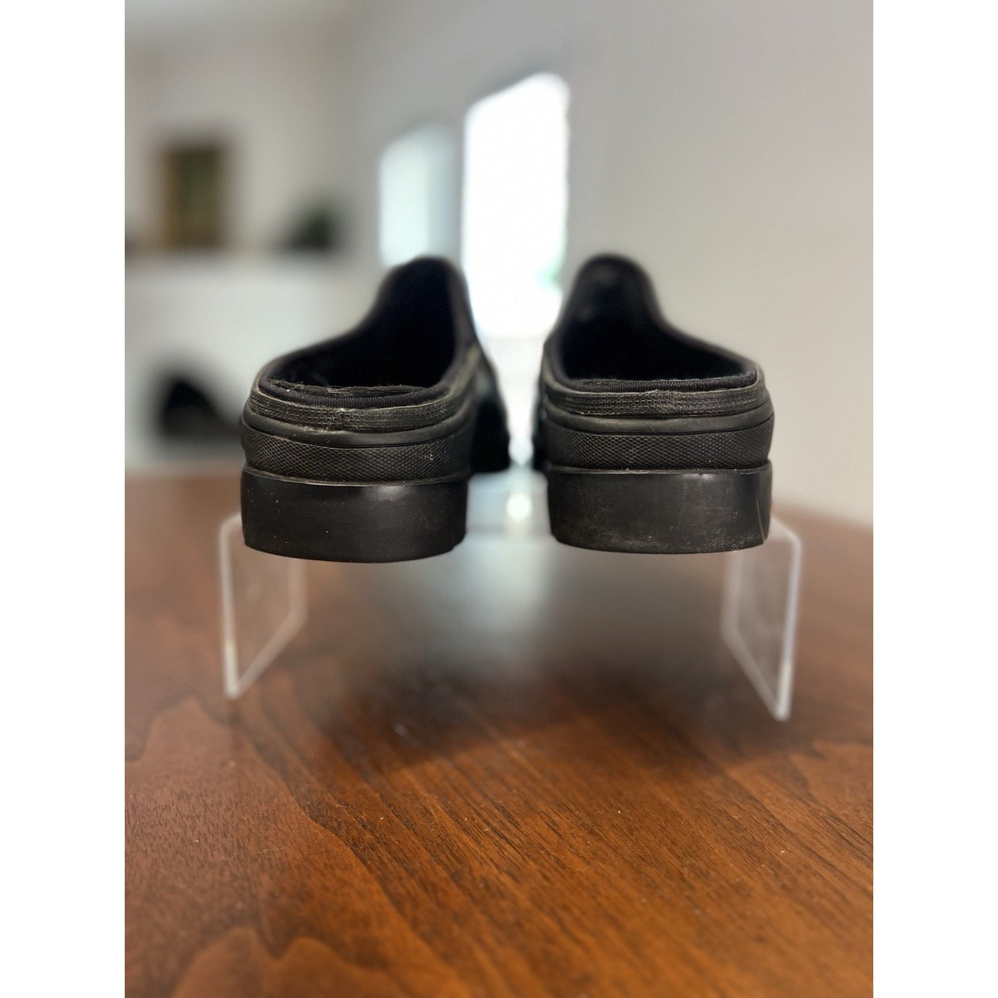 Vintage Ariat Black Rubber Paddock Slip-on Clogs / Mules Women’s Size 6.5