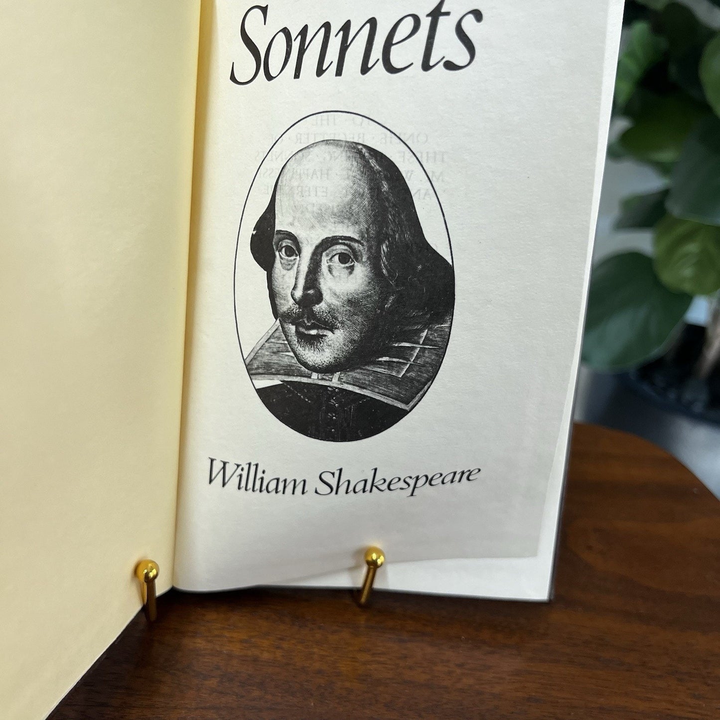 Sonnets William Shakespeare 1997 Faux Leather Hardcover Collectible Spring Books