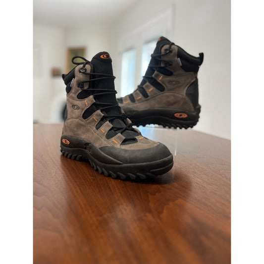 Salomon Contagrip Clima-Dry Mens Hiking Boots Size 8.5 Gray YYII-S8