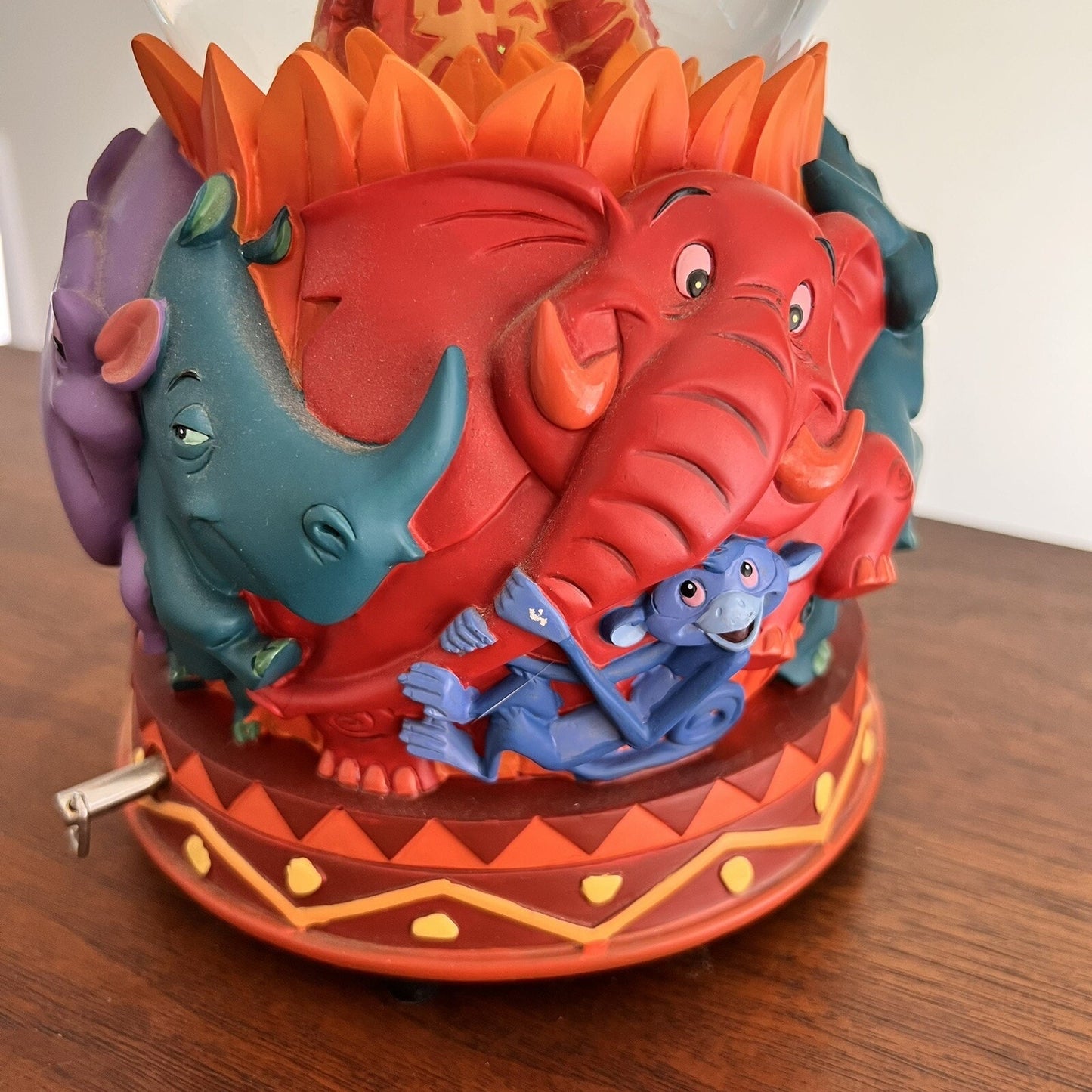 RARE 1994 Lion King "I Can’t Wait To Be King" Disney Musical Water Snow Globe