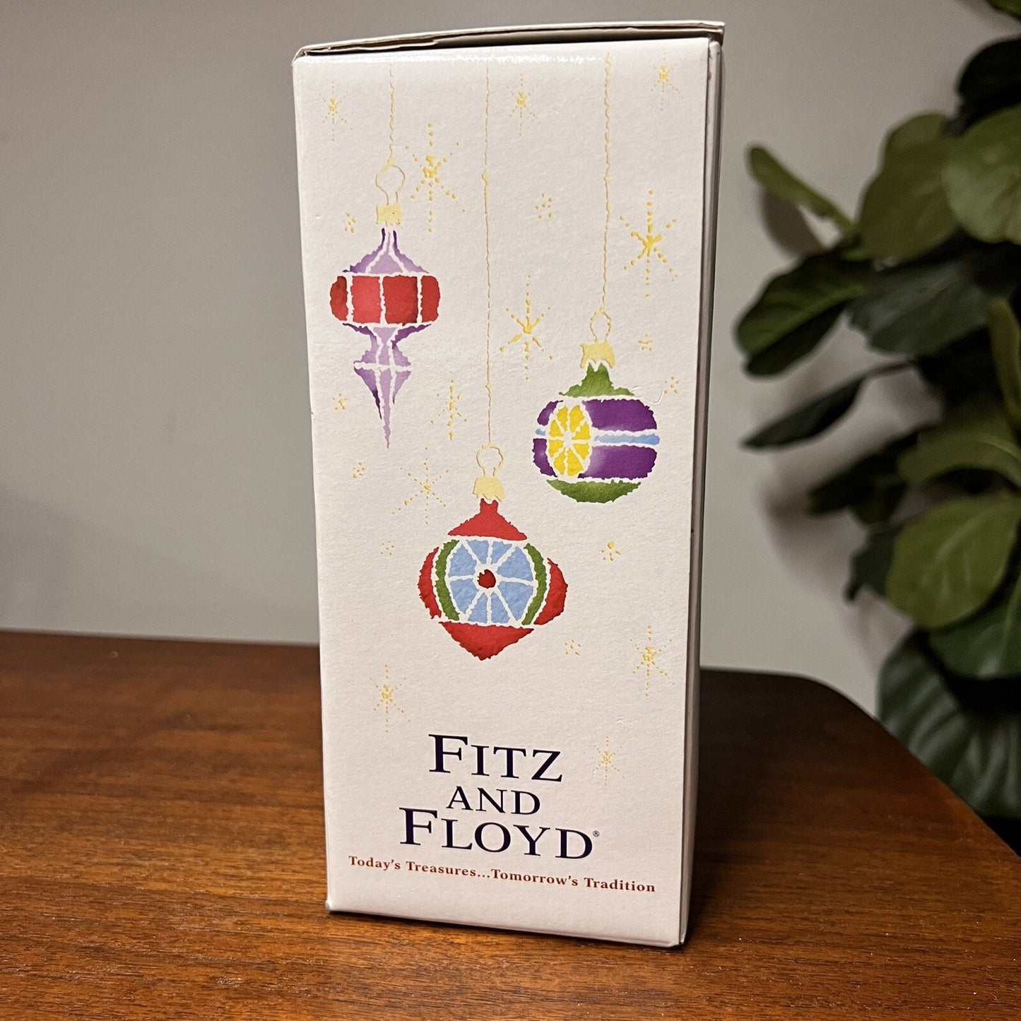 Vintage Fitz and Floyd Jack in The Box Blown Glass Jester Christmas Ornament