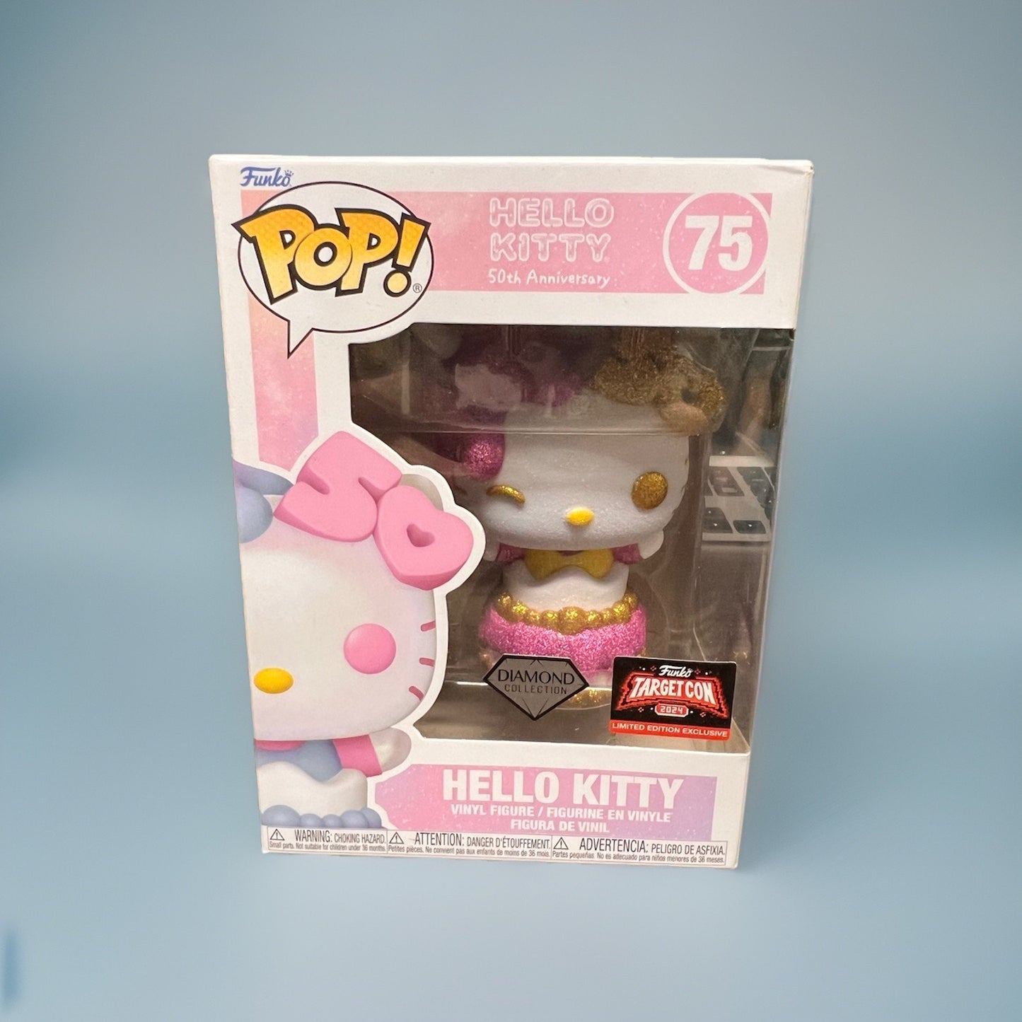 Funko Pop - Hello Kitty 50th Anniversary #75 Diamond TargetCon 2024 Exclusive