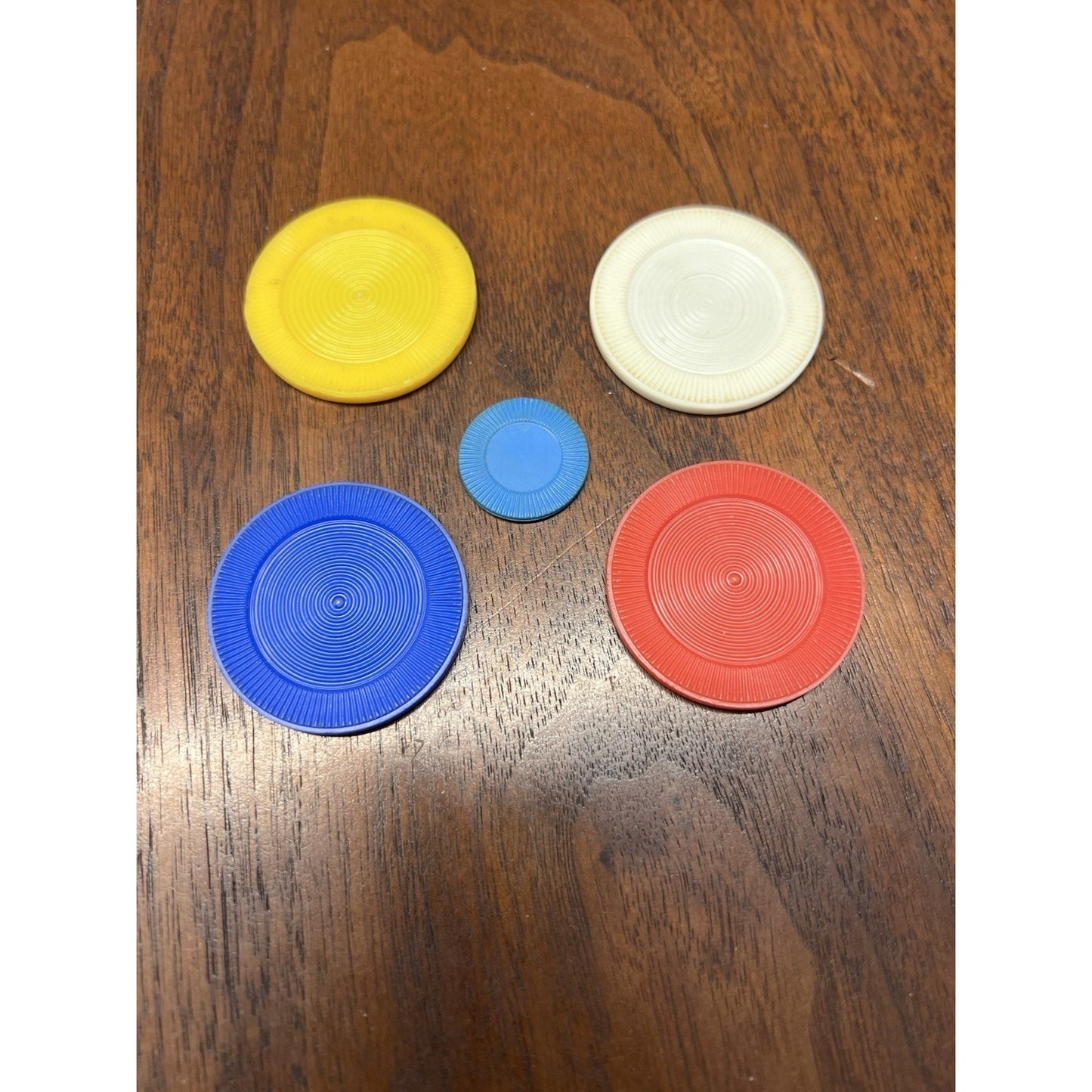 Styrene Inter-lock Poker Chips Regulation Size Original Box Game #353