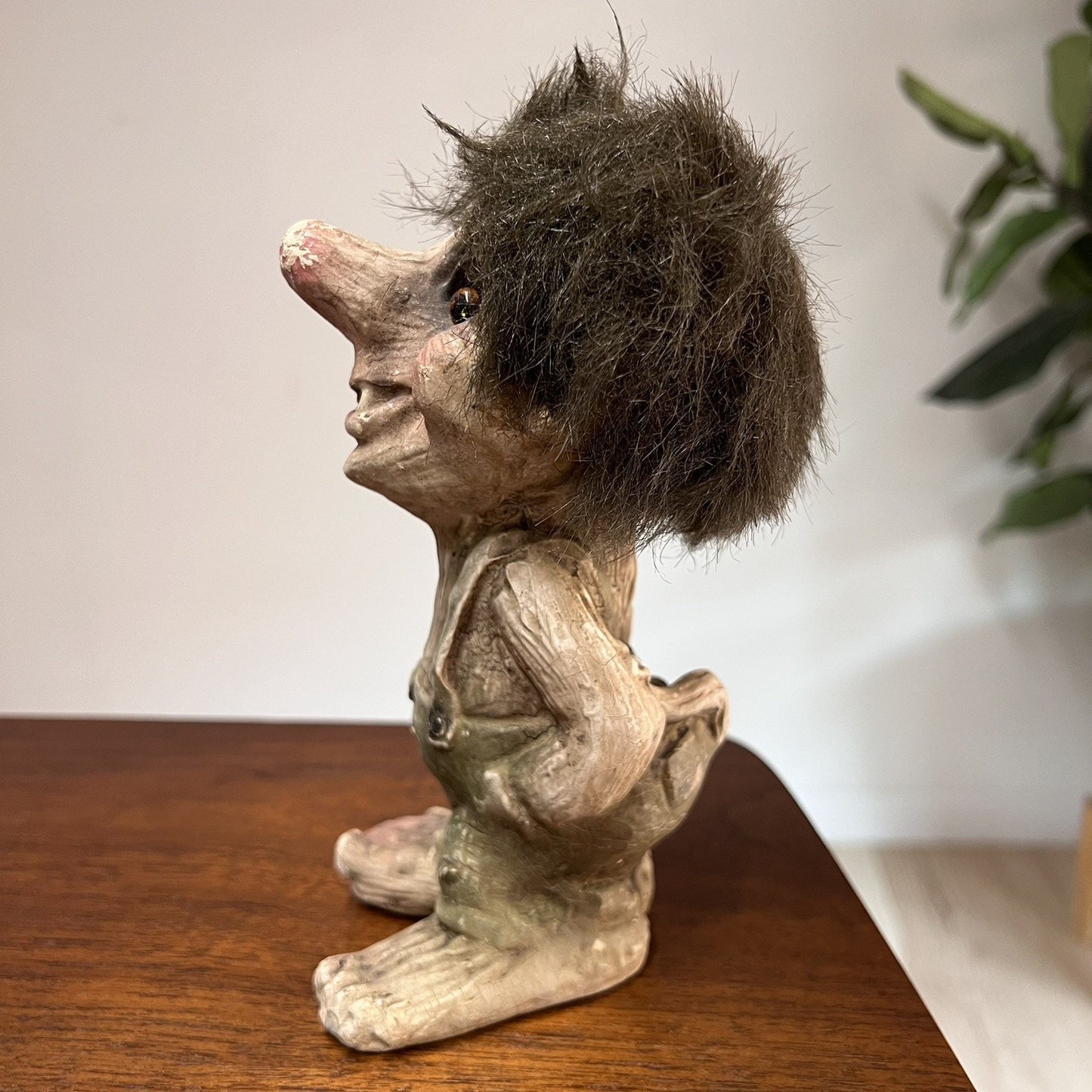 Lot Of 4 Rare Ny Form Troll Doll Handmade Retired Norwegian Collectible Folk Art