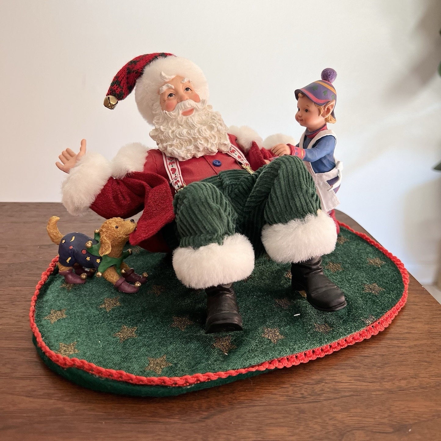 Dept 56 Possible Dreams Clothtique Tickled Silly Santa Christmas Box 88057