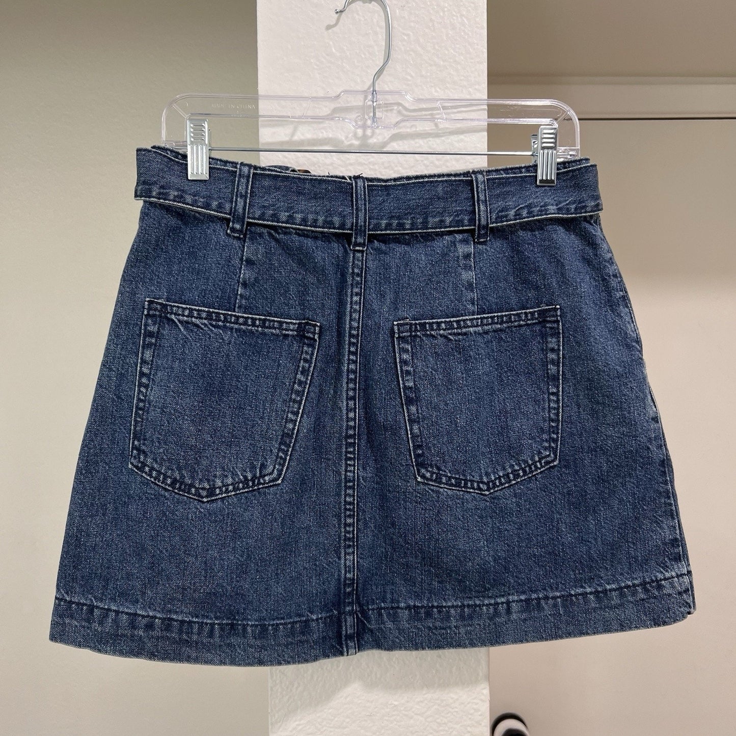 Denim Skirt (29) We The Free People Jade Belted Western Preppy Y2K 90s Basics