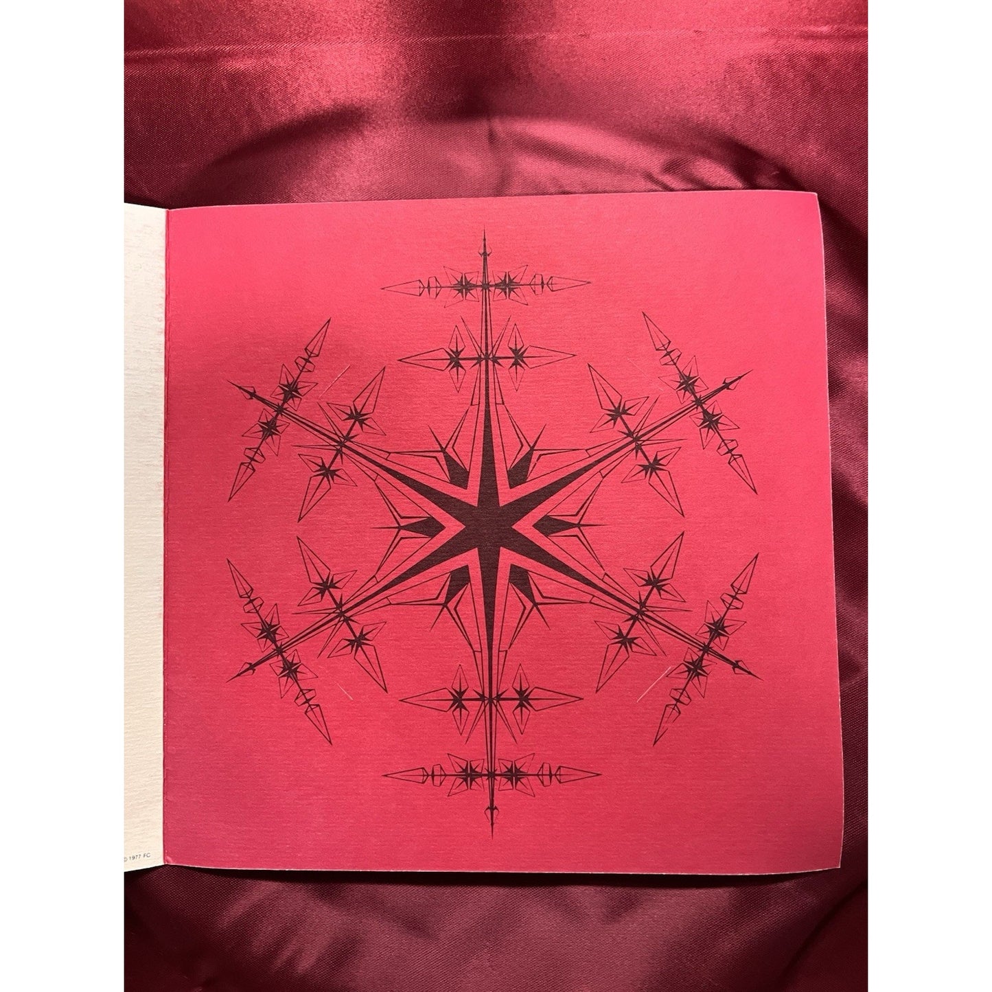 Vintage 1977 Franklin Crystal Plate “Snowflake” By Peter Yenawine Franklin Mint