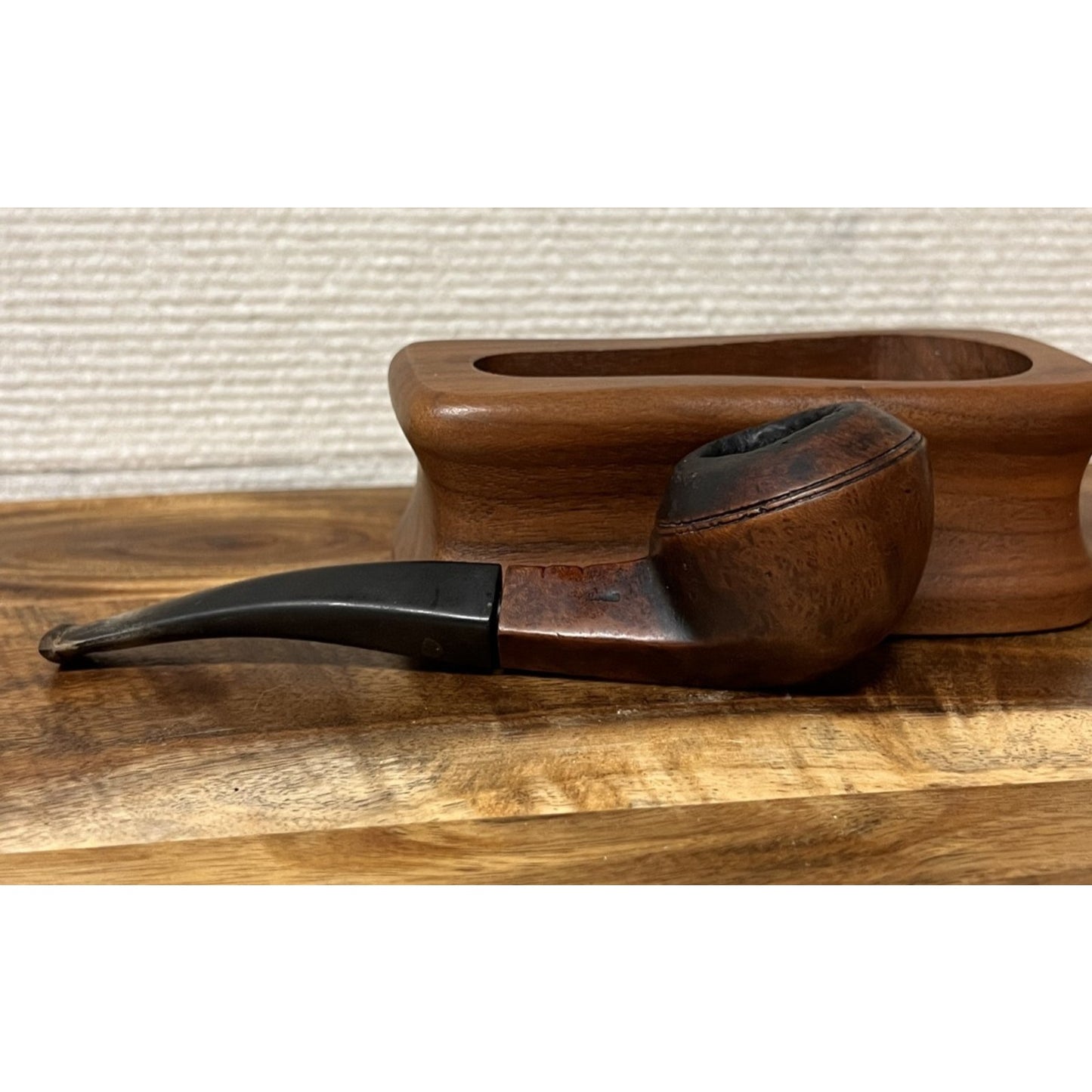 Vintage Unmarked Bulldog Tobacco Pipe 6" Long 1" Diameter Bowl