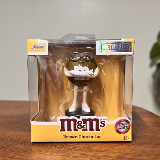MetalFigs M&M's Brown Character Die-Cast Figurine Collectible Jada Toys #85270
