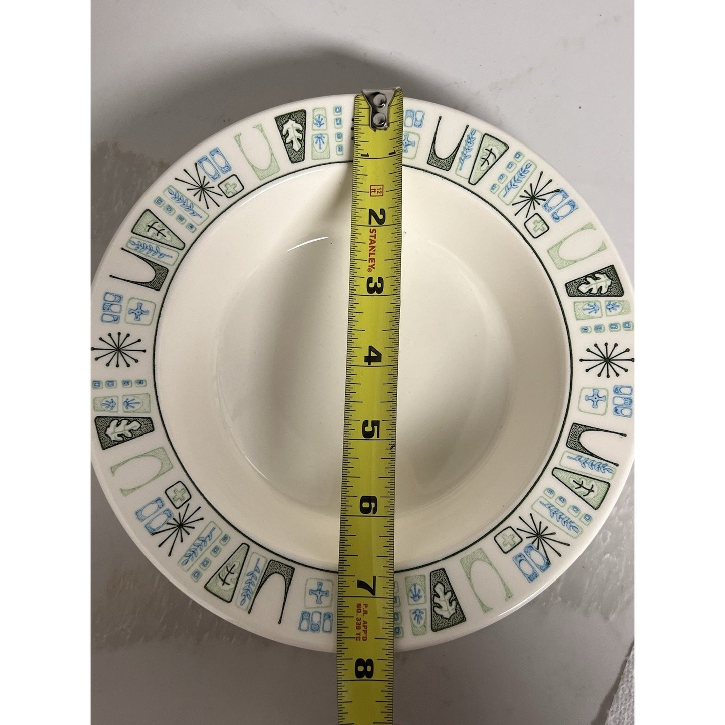8 Cathay Taylor Smith & Taylor Atomic Starburst Soup Bowls Taylorstone MCM Retro