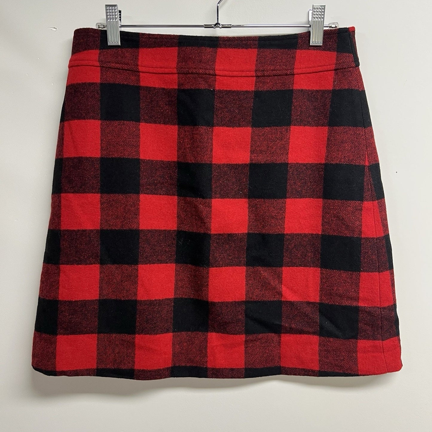 NWT J Crew (6) Plaid Skirt Wool Preppy Classic Holiday Academia Collegiate