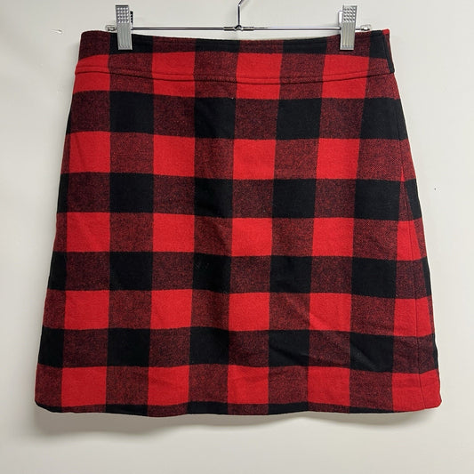 NWT J Crew (6) Plaid Skirt Wool Preppy Classic Holiday Academia Collegiate