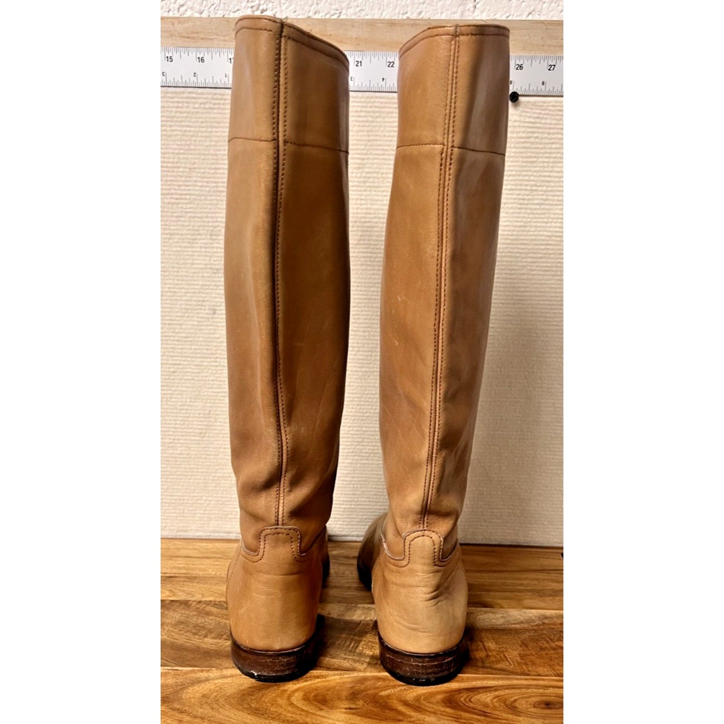 Vintage 80s Banana Republic Travel Safari Leather Italian Riding Boots Sz 7