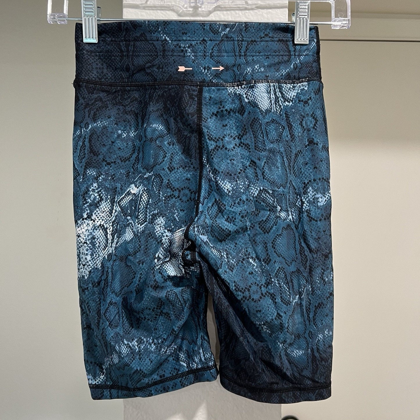 Upside High Rise XS 6” Spin Shorts Cycling Biker Compression Drawstring Snake