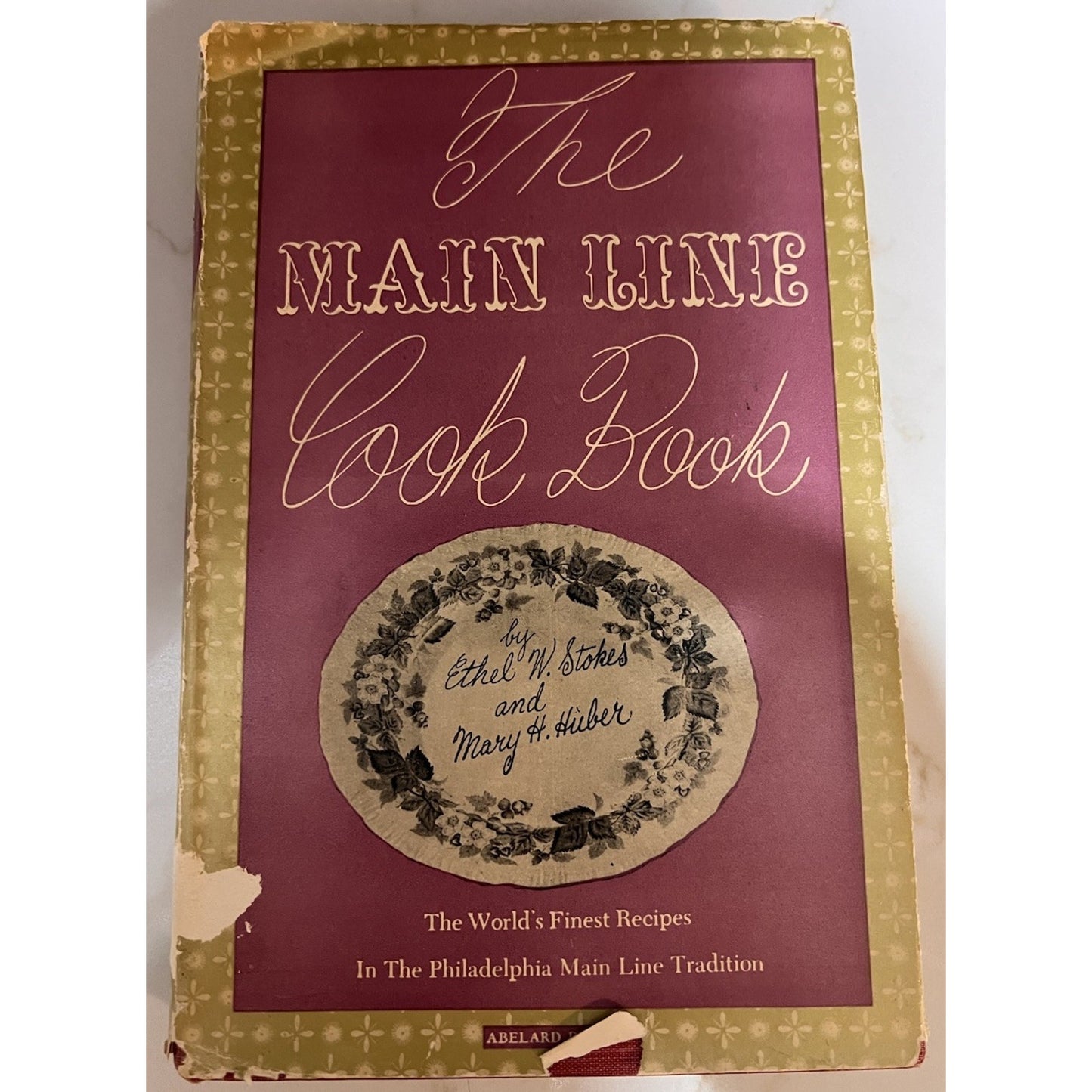 Vintage The Main Line Cook Book First Edition Hard Cover w/Dust Jacket 1950