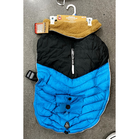 Arctic Trail Ultra Adjustable Dog Jacket in Blue Available in XXL/XL/L/M
