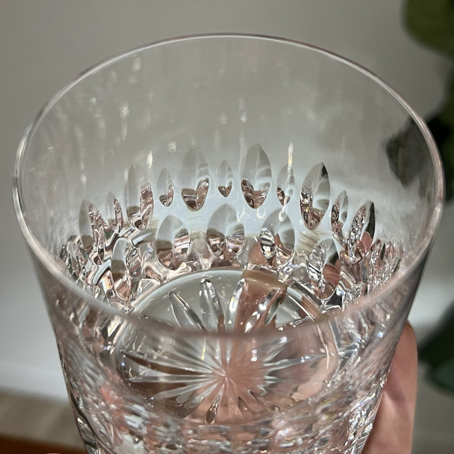 Cristal D'Arques Durand Chantilly Taille Beaugency Old Fashioned Tumbler Rocks