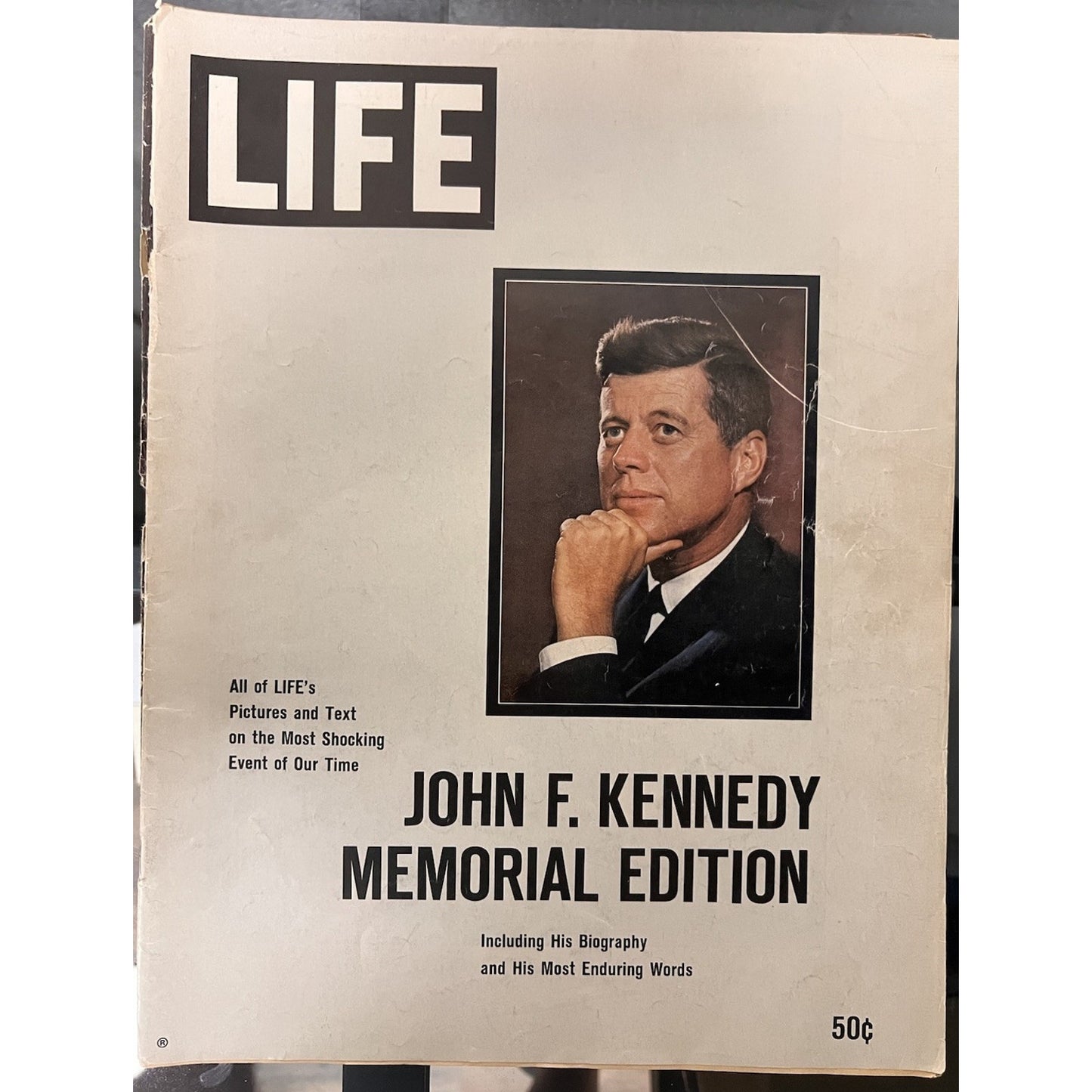 4 John F. Kennedy Magazines LIFE Nov ‘63, LIFE Dec ‘63, POST Dec ‘63, LIFE ‘63
