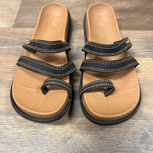 KuaiLu 9.5 Womens Slides Sandals with Plantar Fasciitis Arch Support Orthotic