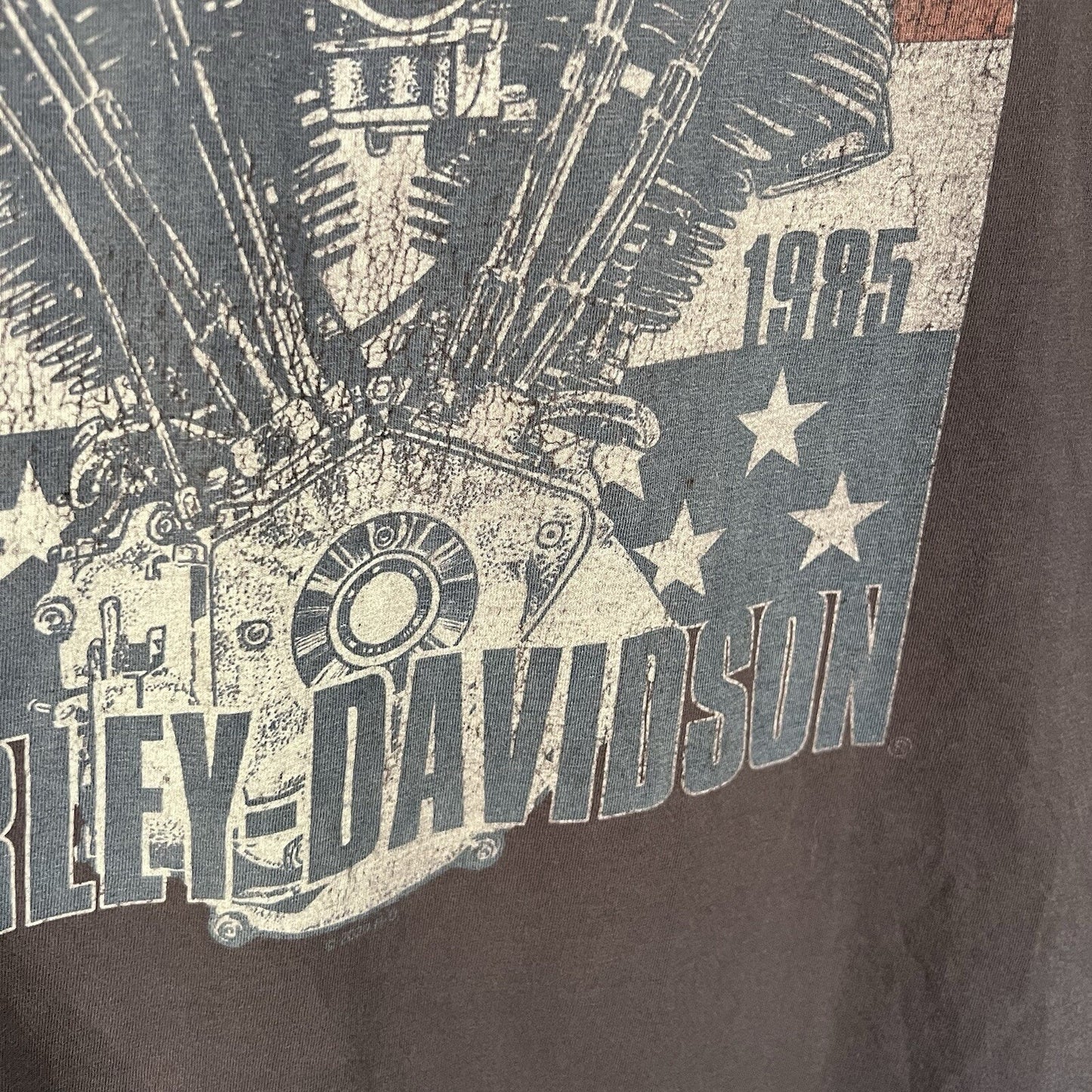 Harley Davidson Shovelhead 3XL Mens Clothing Tank Top Gray Sleeveless Oversized