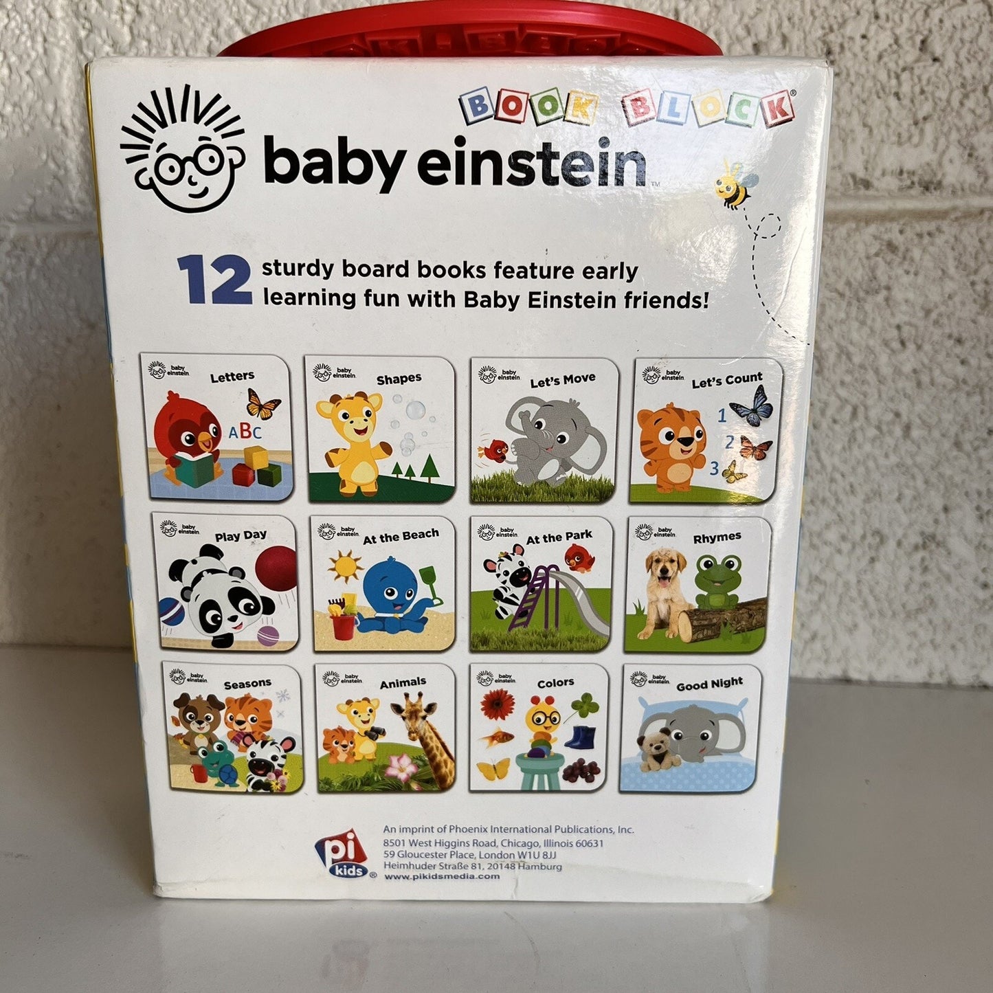 Baby Einstein My First Library 12 Board Book Set Educational Early Learning