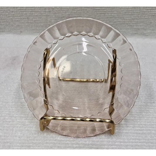 Vintage Fortecrisa Radiance "Swirl" Pattern Saucer Plate 5.75" Replacement