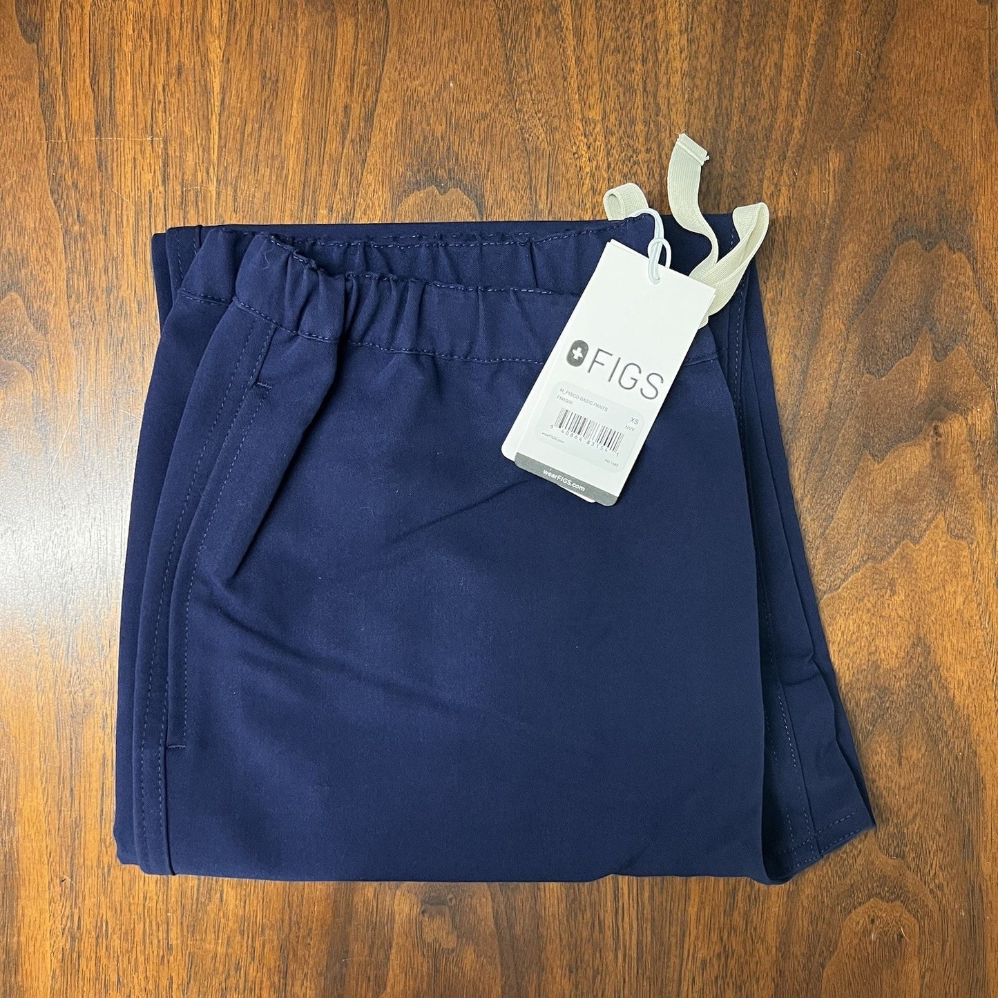 NWT Figs Pisco Basic Mens XS Navy Blue Straight Leg FM4500 PO 1683 Scrub Pants