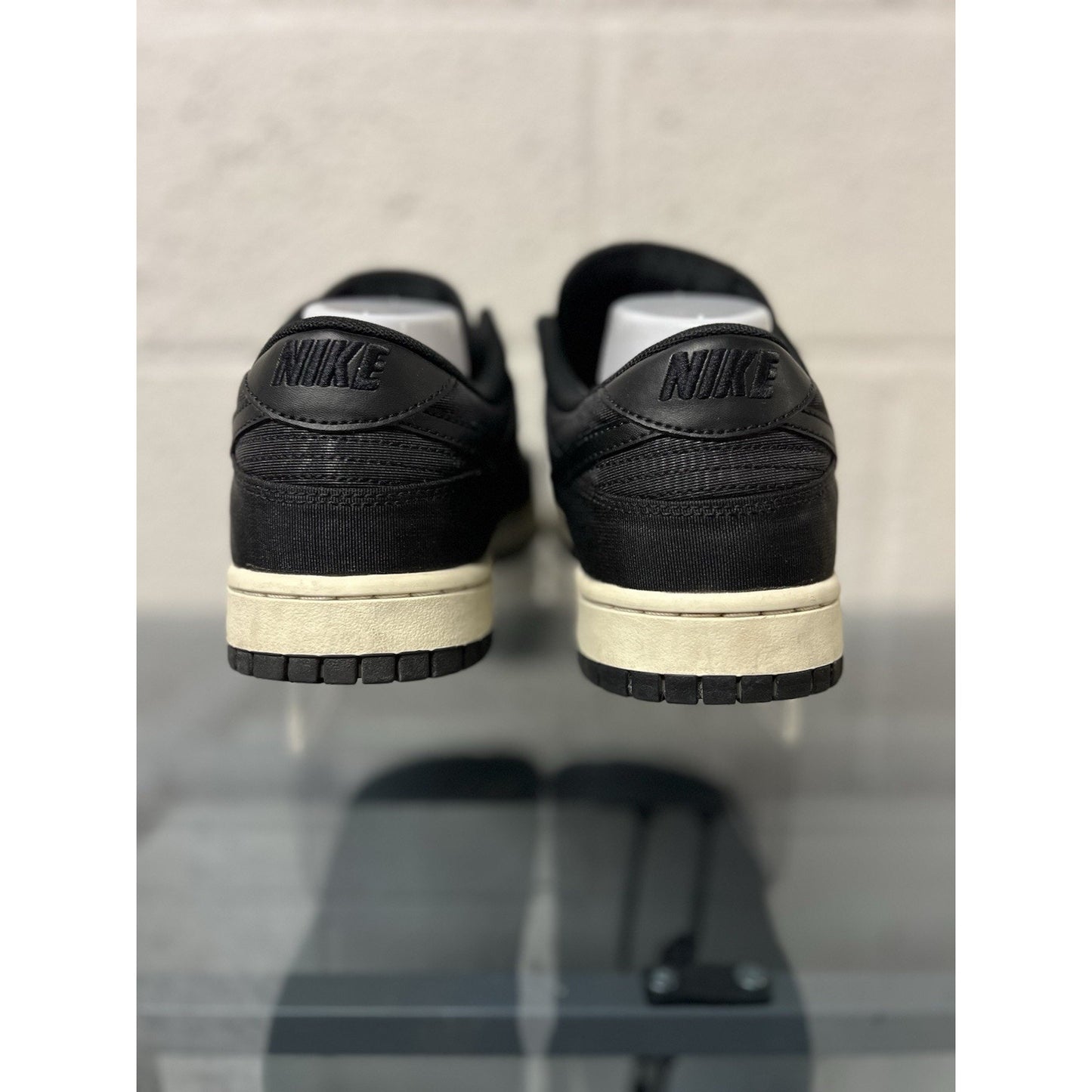 Size 11.5 - Nike Dunk Retro Premium Low Anthracite Black Canvas